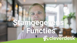 Stamgegevens - Functies