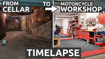 Transforming a cellar into a workshop Timelapse