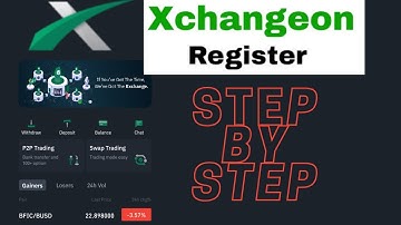 Xchangeon Crypto Wallet Step By Step 2023 Application /Website #xchangeon #wallet #youtube