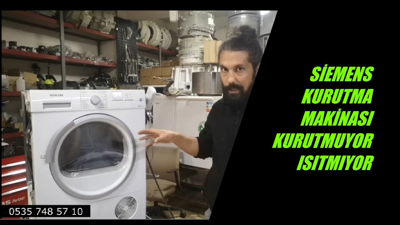 siemens kurutma makinesi ısıtmıyor kurutmuyor & siemens dryer does not