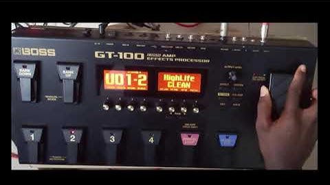 48 Boss GT100 Overview And Tone Guide