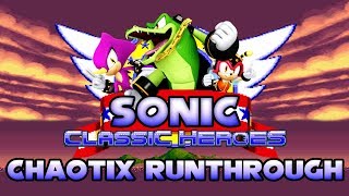 Мульт TAS Sonic Classic Heroes Speedrun as Team Chaotix