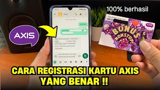Cara Registrasi Kartu Axis Terbaru 2026  Anti Gagal