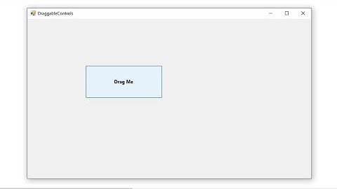 How to create a Draggable Controls without any External package - VB.net @mikecodz2821