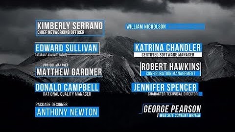 Clean Lower Thirds Motion Graphics Templates