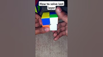 How to solve last layer of 2x2 Rubik