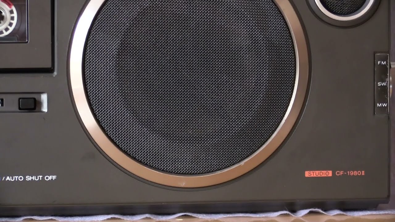 Sony Studio CF-1980Ⅱ（モノラルラジカセ） №109 - YouTube
