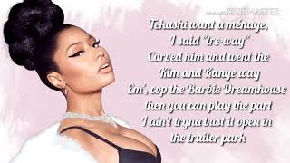 Nicki Minaj - Barbie Dreams (lyrics) (i'm looking for a nicca to give some babies)