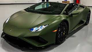 Player Profile 2023 Lamborghini Huracán EVO Spyder RWD in Verde Turbine