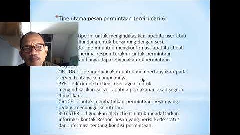Fungsi dan cara kerja SIP (Session Initiation Protocol)