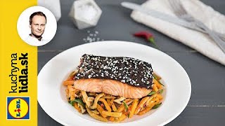 Losos Na Panvici So Sezamom A Batatami Marcel Ihnačák Kuchyňa Lidla