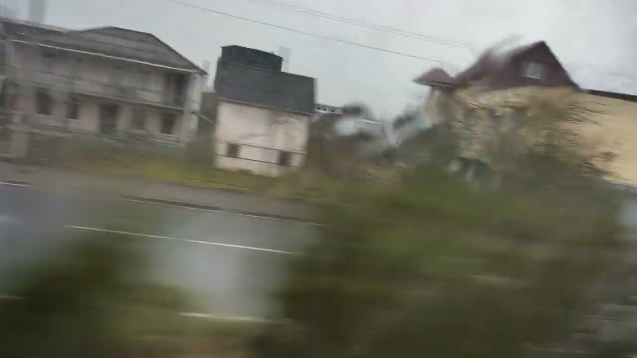 2025.12.01 Грузия. Аджария. Вид с поезда на море.  Видео №14