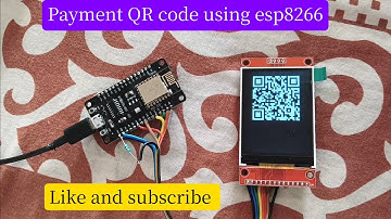 Payment QR codes generator using esp8266 