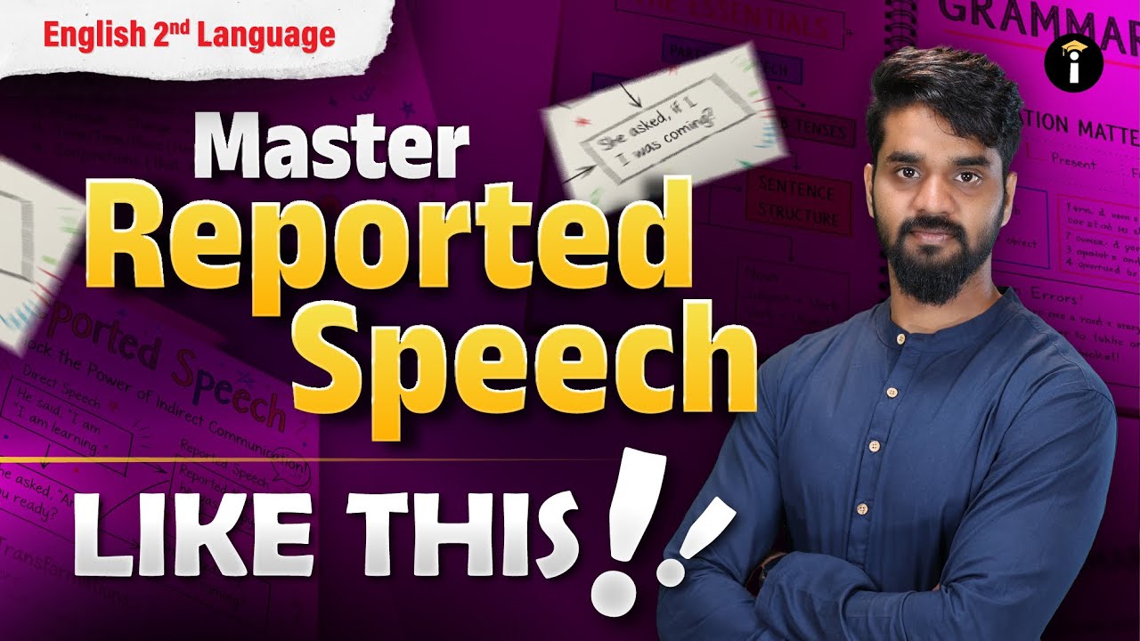 🎯2nd Language English | Master Reported Speech Easily with Simple Tricks