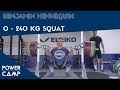 Ref:mBgC_aC7T1M Benjamin hennequin - squat � 240 kg en 40 secondes | force athl�tique