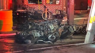NYC bike shop goes up in flames, FDNY says e-bikes could be to blame