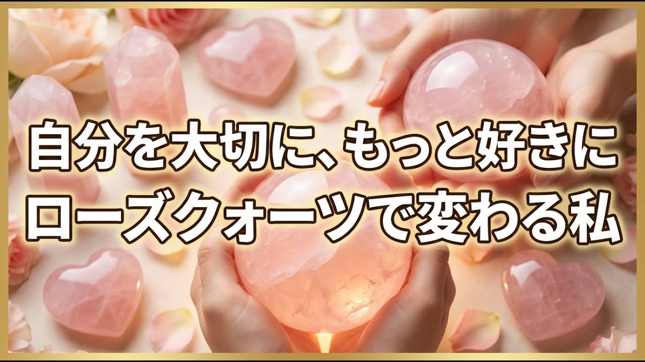 ローズクォーツが教えてくれた自分を愛する心