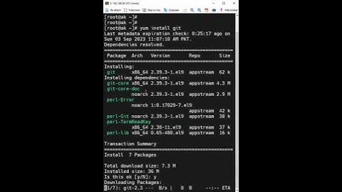 Installing Git on a CentOS server in Linux