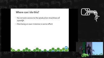Christopher Hofmann: Let openQA test you own stuff