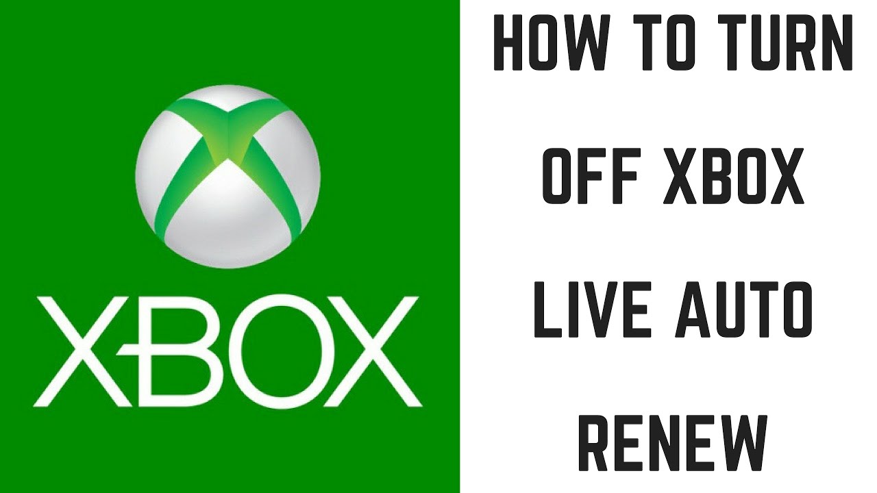 How to Turn Off Xbox Live Auto Renew — Max Dalton Tutorials