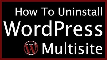 How to Uninstall WordPress Multisite 🕵 Advanced WordPress Website Tutorial