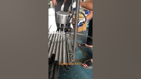 Máy đóng đai thép 3 trong 1 KZ-32, chuyên dùng cho dây đai thép 32mm đóng hàng cực mạnh