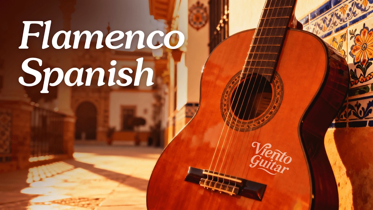 Spanish Guitar Instrumental Flamenco Mood Booster Focus Music for Study & Work