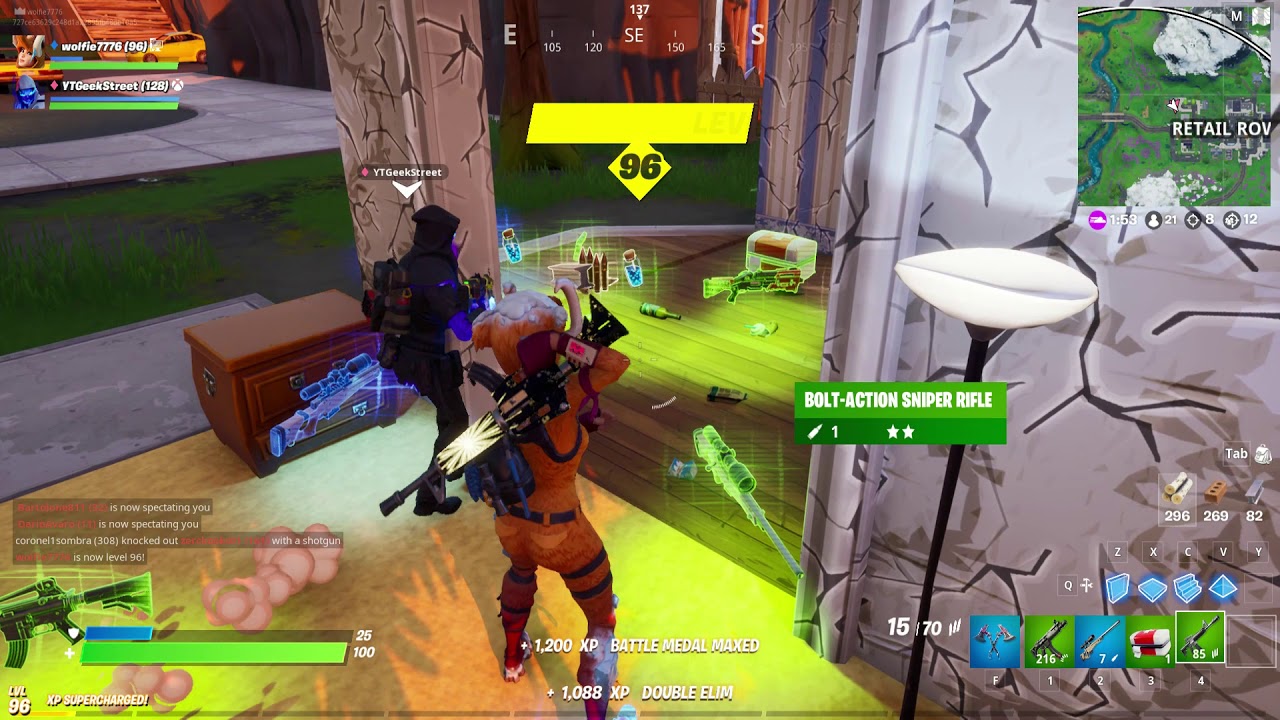 Fortnite the waiting game. YouTube