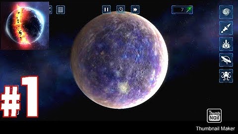 Solar Smash Gameplay Walkthrough PART 1 Planet Mercury (Android iOS)