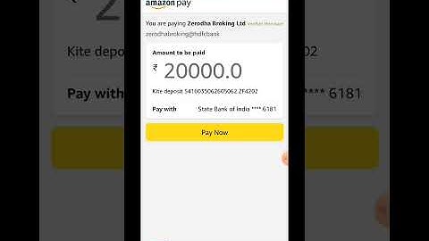 💸💸How to Add Funds #Zerodha kite App 🤑🤑 #zerodhakite #shorts