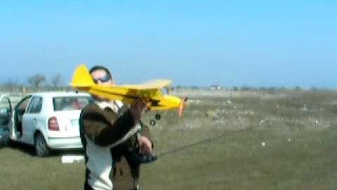 Piper J3 first flight and first crash