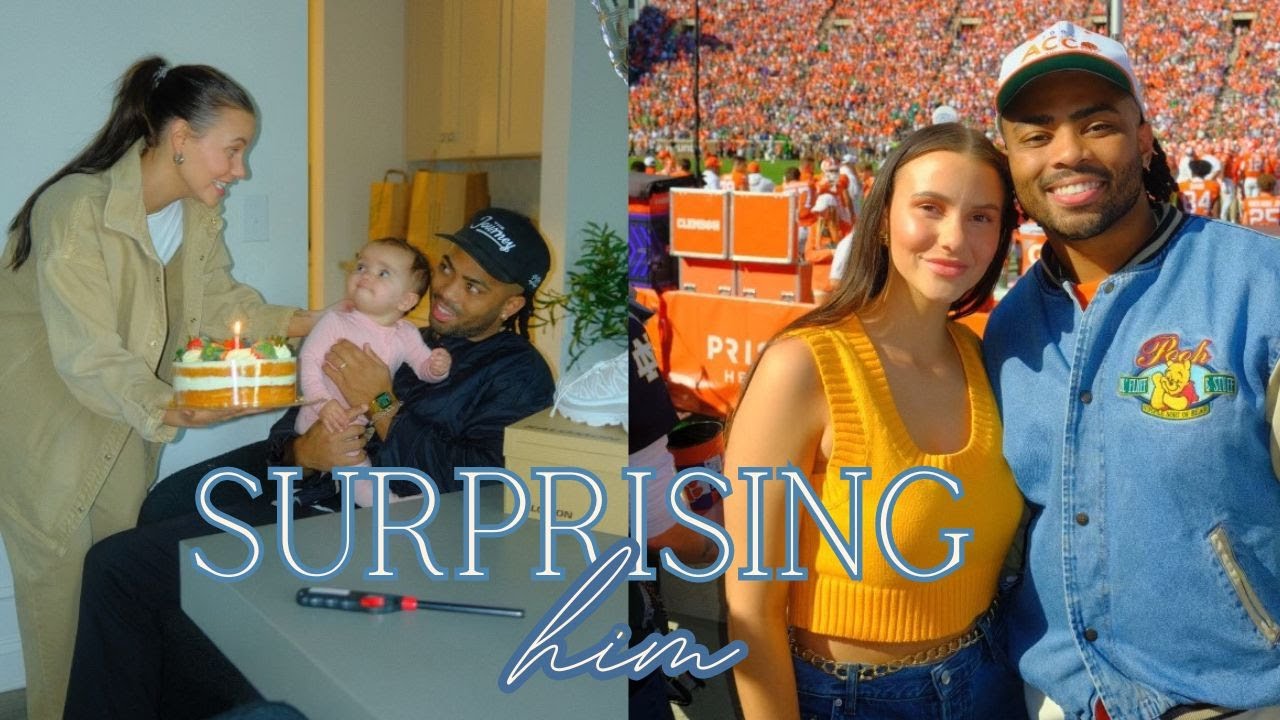 Darien Rutledge Going Back To Clemson + Surprising Darien For His Birthday *VLOG* - YouTube