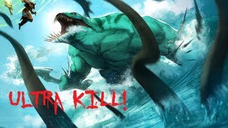 DOTA2-Ultra Kill by Tidehunter!
