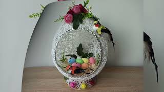 DIY Easter Decoration|Bird's nest| DIY Ostern Deko| Vogelnest| Quş yuvası-Novruz bayramı dekoru