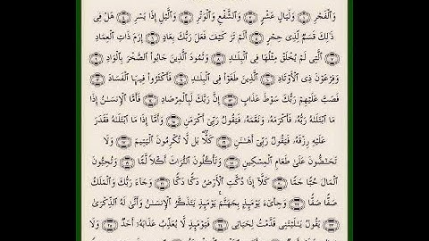 سوره الفجر تلاوه هادئه ❤️ قراءة محمود صابر 💜