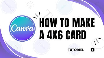 How to make a 4x6 card in Canva