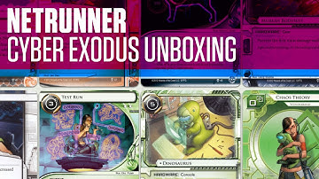 Netrunner LCG - Unboxing Cyber Exodus Data Pack