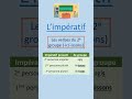 Le prsent de limpratif des verbes du 2e groupe  francais conjugaison impratif