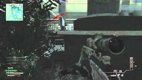 COD MW3: MSR (not silenced) on Arkaden