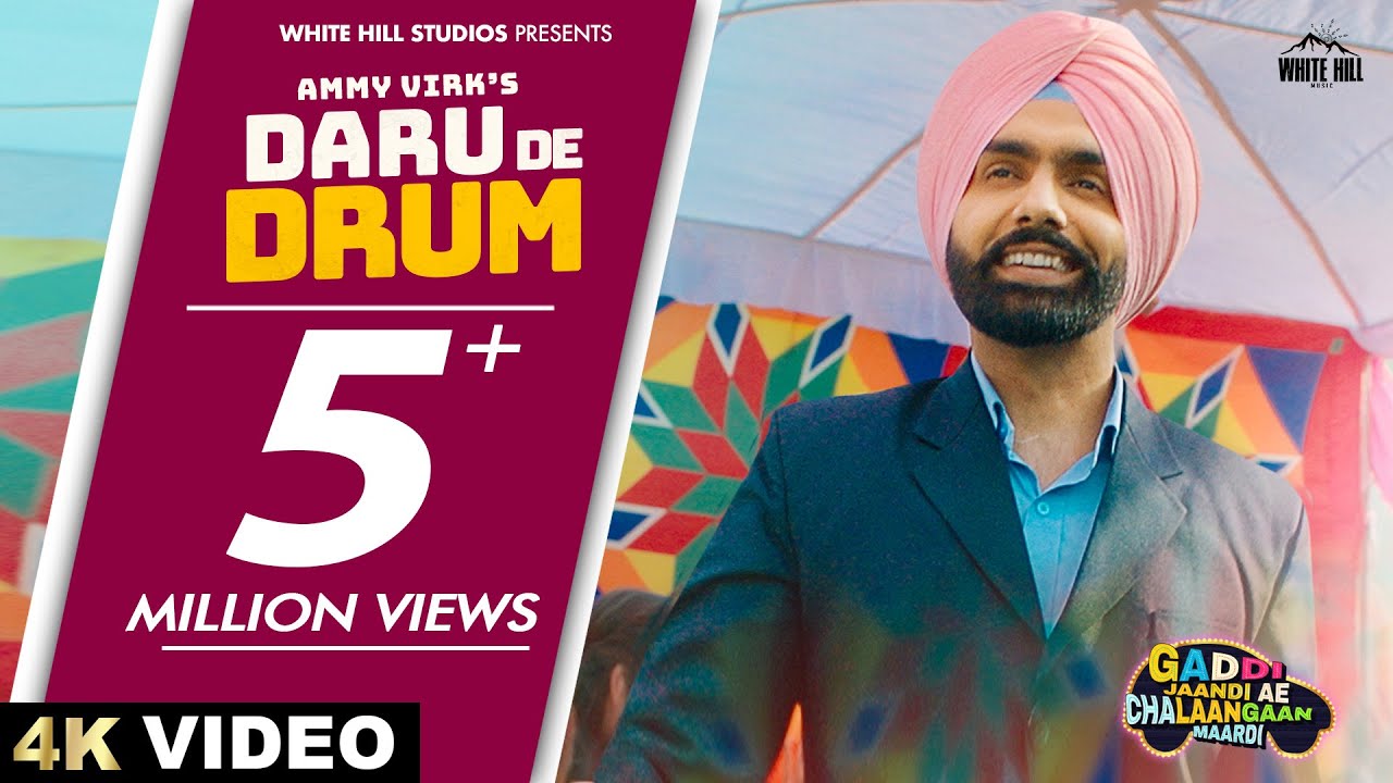 AMMY VIRK  Daru De Drum  Binnu Dhillon  Gaddi Jaandi Ae Chhalanga Maardi  Punjabi Songs 2023