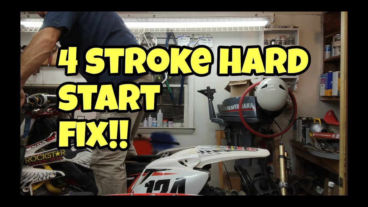 Honda Crf Hard Start Fix