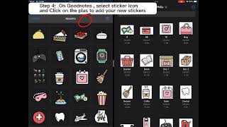 How to add sticker pack into goodnotes screenshot 4