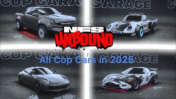 NFS Unbound | ALL Cop Cars Showcase/Builds Gameplay in 2025 (+DLC)