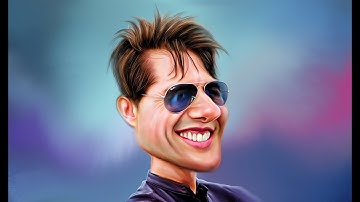 3 Tips Cartoon Effect in Photoshop | Smudge art | Tom Cruise | Artisa 23