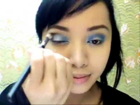Video MichellePhan: Huong dan trang diem khi deo kinh makeup - YouTube