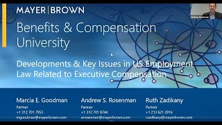 Developments & Key Issues in US Employment Law Related to Executive Compensation