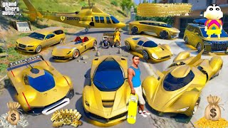 FRANKLIN TOUCH ANYTHING BECOME GOLD || EVERYTHING IS FREE IN GTA 5