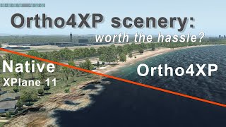 Ortho4XP Split-Screen : Worthwhile Scenery Add-On for XPlane Flight Simulator?