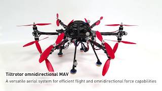 Design and optimal control of a tiltrotor micro aerial vehicle for efficient omnidirectional flight