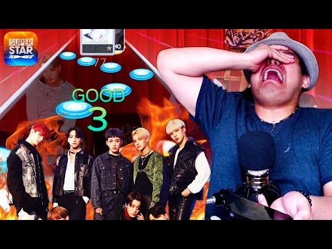 Playing SuperStar ATEEZ for the first time (100% PAIN)